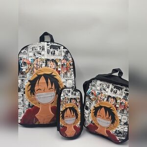 Anime One Piece‎ Backpack Set